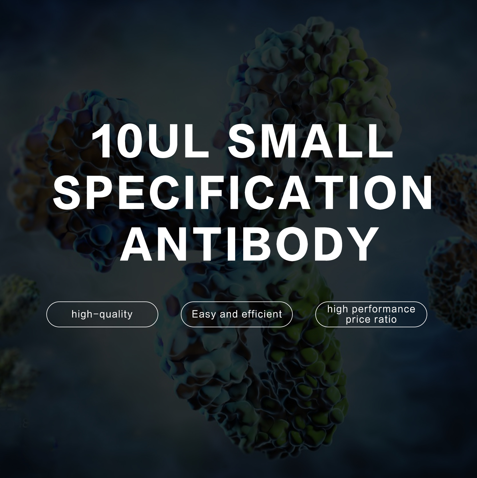 The 10μl antibody has become a signature product for Upingbio.